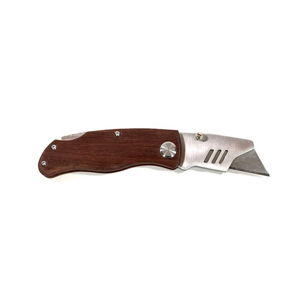 4" Wood Handle Utility Knife Thumbnail