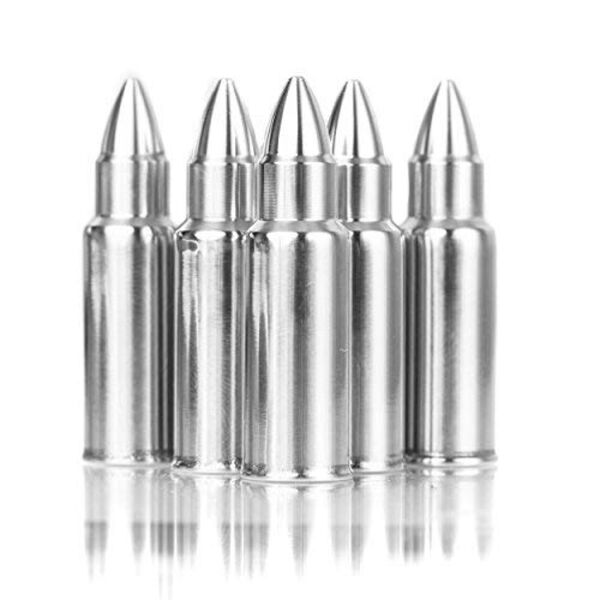 Whiskey Stones Bullets Stainless Steel - Set of 6 Thumbnail