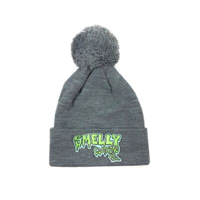 Flexfit Cuffed Knit Pom Pom Beanie Full Color Patch Bundle - Your Logo Thumbnail