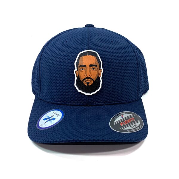 Flexfit Cool & Dry 3D Hexagon Jersey Cap & Full Color Patch Bundle - Your Logo Thumbnail