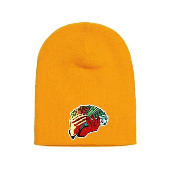Flexfit Yupoong Full Color Patch Knit Beanie Cap Bundle - Your Logo Thumbnail