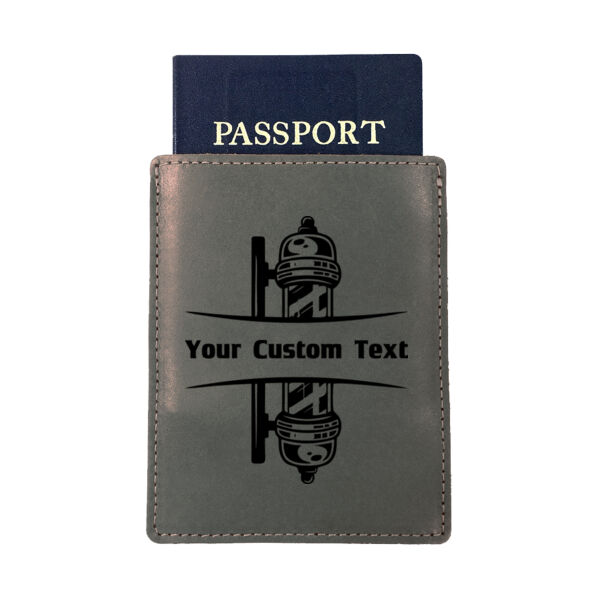 Barber Poll Personalized Passport Sleeve Thumbnail