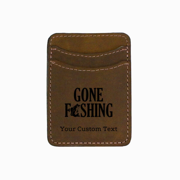 Gone Fishing Personalized Cash Band Wallet Thumbnail