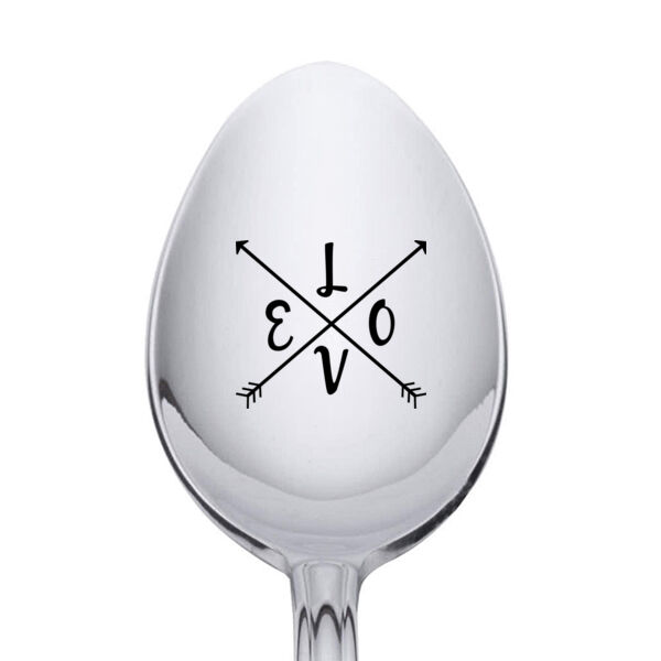 Personalized Love Stainless Steel Spoon Thumbnail