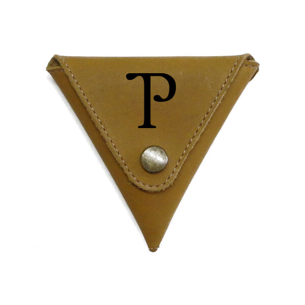 Personalized Triangle Coin Pouch for Granpa Thumbnail