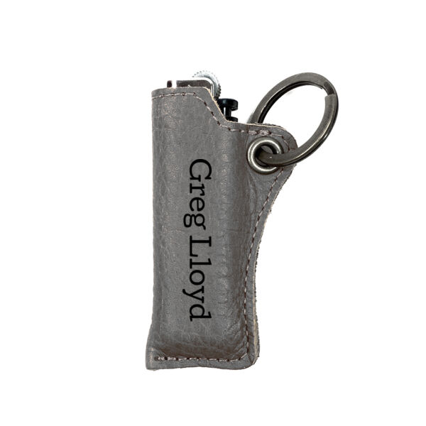 Personalized Leather Lighter Koozie Thumbnail