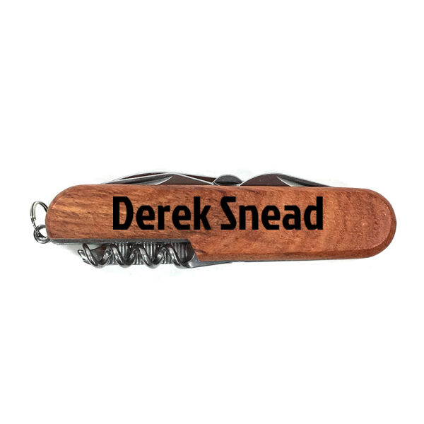 Personalized Multi Tool Wood Pocket Knife Thumbnail
