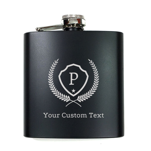 Personalized Stainless Steel Flask for Groom Thumbnail