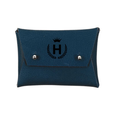 Personalized Leather Envelope Pouch Thumbnail