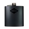6 oz. Matte Black Laserable Stainless Steel Flask Thumbnail
