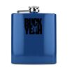 6 oz. Gloss Blue Laserable Stainless Steel Flask Thumbnail