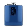 6 oz. Gloss Blue Laserable Stainless Steel Flask Thumbnail