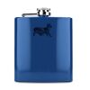 6 oz. Gloss Blue Laserable Stainless Steel Flask Thumbnail