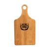 13 1/2" x 7" Bamboo Paddle Shape Cutting Board Thumbnail