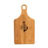 13 1/2" x 7" Bamboo Paddle Shape Cutting Board Thumbnail