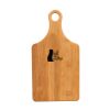 13 1/2" x 7" Bamboo Paddle Shape Cutting Board Thumbnail