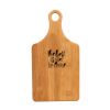13 1/2" x 7" Bamboo Paddle Shape Cutting Board Thumbnail