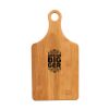 13 1/2" x 7" Bamboo Paddle Shape Cutting Board Thumbnail