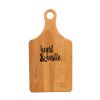 13 1/2" x 7" Bamboo Paddle Shape Cutting Board Thumbnail