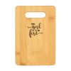 9" x 6" Bamboo Bar Cutting Board Thumbnail
